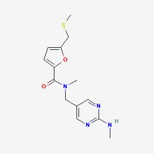 N-methyl-N-{[2-(methylamino)pyrimidin-5-yl]methyl}-5-[(methylthio)methyl]-2-furamide