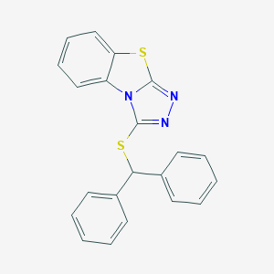 3-(Benzhydrylsulfanyl)[1,2,4]triazolo[3,4-b][1,3]benzothiazole