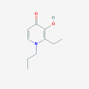 molecular formula C10H15NO2 B038116 2-Ethyl-3-hydroxy-1-propyl-4-pyridinone CAS No. 115864-74-9