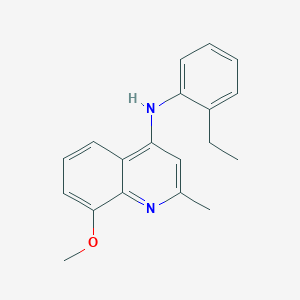 molecular formula C19H20N2O B381219 N-(2-ethylphenyl)-8-methoxy-2-methylquinolin-4-amine 