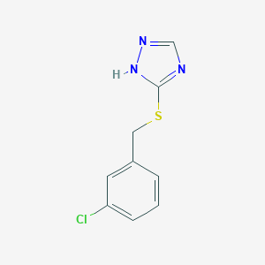 5-[(3-chlorobenzyl)sulfanyl]-1H-1,2,4-triazole