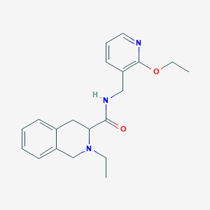 molecular formula C20H25N3O2 B3812931 N-[(2-ethoxypyridin-3-yl)methyl]-2-ethyl-1,2,3,4-tetrahydroisoquinoline-3-carboxamide 