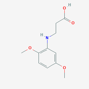 molecular formula C11H15NO4 B038132 3-(2,5-Dimethoxyanilino)propanoic acid CAS No. 115170-20-2