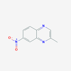 molecular formula C9H7N3O2 B038133 2-Methyl-7-nitroquinoxaline CAS No. 120885-31-6