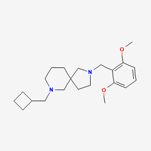 7-(cyclobutylmethyl)-2-(2,6-dimethoxybenzyl)-2,7-diazaspiro[4.5]decane