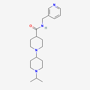 molecular formula C20H32N4O B3813779 1'-isopropyl-N-(3-pyridinylmethyl)-1,4'-bipiperidine-4-carboxamide 