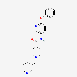 N-(6-phenoxy-3-pyridinyl)-1-(3-pyridinylmethyl)-4-piperidinecarboxamide