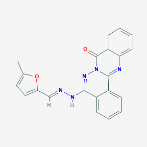 5-methyl-2-furaldehyde (8-oxo-8H-phthalazino[1,2-b]quinazolin-5-yl)hydrazone