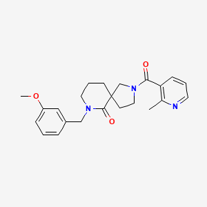 7-(3-methoxybenzyl)-2-[(2-methyl-3-pyridinyl)carbonyl]-2,7-diazaspiro[4.5]decan-6-one