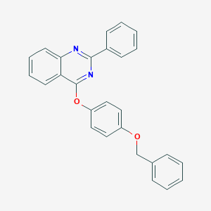 4-[4-(Benzyloxy)phenoxy]-2-phenylquinazoline