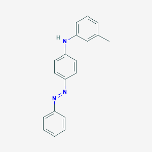 molecular formula C19H17N3 B038146 N-(3-Methylphenyl)-N-[4-(phenylazo)phenyl]amine CAS No. 114044-12-1