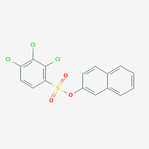 molecular formula C16H9Cl3O3S B381471 2-Naphthyl 2,3,4-trichlorobenzenesulfonate 