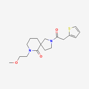molecular formula C17H24N2O3S B3815049 7-(2-methoxyethyl)-2-(2-thienylacetyl)-2,7-diazaspiro[4.5]decan-6-one 