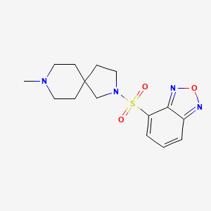 molecular formula C15H20N4O3S B3815189 2-(2,1,3-benzoxadiazol-4-ylsulfonyl)-8-methyl-2,8-diazaspiro[4.5]decane 