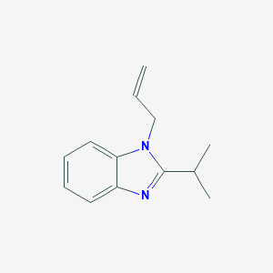 molecular formula C13H16N2 B381530 2-Propan-2-yl-1-prop-2-enylbenzimidazole CAS No. 1052530-10-5