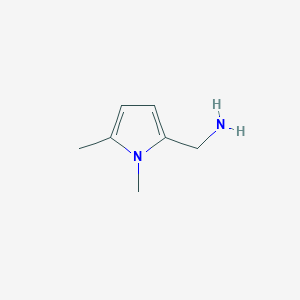 B038154 (1,5-dimethyl-1H-pyrrol-2-yl)methylamine CAS No. 118799-24-9