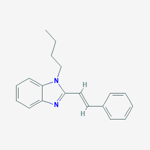 molecular formula C19H20N2 B381545 1-butyl-2-(2-phenylvinyl)-1H-benzimidazole 