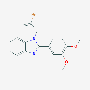 1-(2-bromoprop-2-enyl)-2-(3,4-dimethoxyphenyl)-1H-benzimidazole