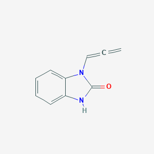 molecular formula C10H8N2O B038159 3-Propa-1,2-dienyl-1H-benzimidazol-2-one CAS No. 117953-85-2