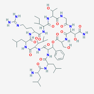 molecular formula C58H97N15O17 B038166 Katanosin B CAS No. 116340-02-4