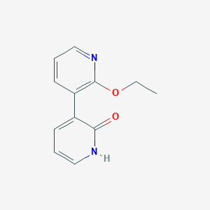 molecular formula C12H12N2O2 B3817182 2'-ethoxy-3,3'-bipyridin-2-ol 