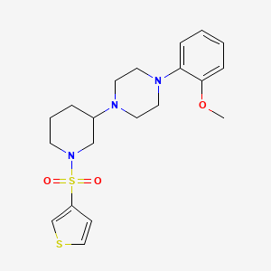 molecular formula C20H27N3O3S2 B3817579 1-(2-methoxyphenyl)-4-[1-(3-thienylsulfonyl)-3-piperidinyl]piperazine 