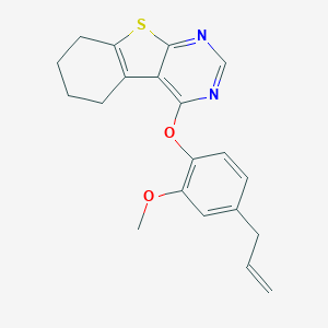 4-(4-Allyl-2-methoxyphenoxy)-5,6,7,8-tetrahydro[1]benzothieno[2,3-d]pyrimidine