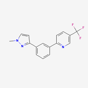 2-[3-(1-methyl-1H-pyrazol-3-yl)phenyl]-5-(trifluoromethyl)pyridine