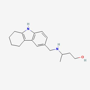 molecular formula C17H24N2O B3818075 3-[(2,3,4,9-tetrahydro-1H-carbazol-6-ylmethyl)amino]-1-butanol 