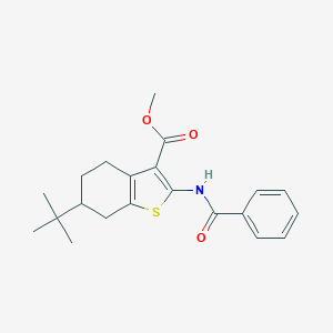 Methyl 2-benzamido-6-tert-butyl-4,5,6,7-tetrahydro-1-benzothiophene-3-carboxylate