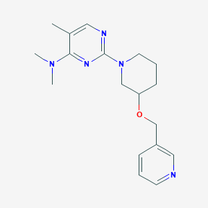 N,N,5-trimethyl-2-[3-(pyridin-3-ylmethoxy)piperidin-1-yl]pyrimidin-4-amine