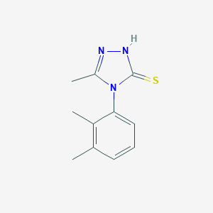 molecular formula C11H13N3S B381874 4-(2,3-dimethylphenyl)-5-methyl-4H-1,2,4-triazol-3-yl hydrosulfide 