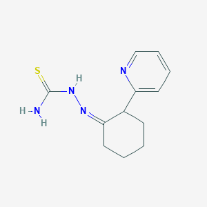 Pyridine, 2-[2-[(Z)-2-(aminocarbonothioyl)hydrazono]cyclohexyl]-