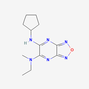 N'-cyclopentyl-N-ethyl-N-methyl[1,2,5]oxadiazolo[3,4-b]pyrazine-5,6-diamine