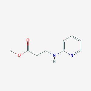 molecular formula C9H12N2O2 B381895 Methyl 3-(pyridin-2-ylamino)propanoate CAS No. 55364-85-7