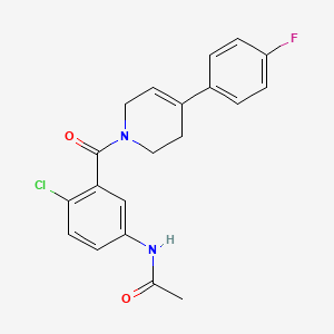 N-(4-chloro-3-{[4-(4-fluorophenyl)-3,6-dihydropyridin-1(2H)-yl]carbonyl}phenyl)acetamide