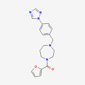 1-(2-furoyl)-4-[4-(1H-1,2,4-triazol-1-yl)benzyl]-1,4-diazepane