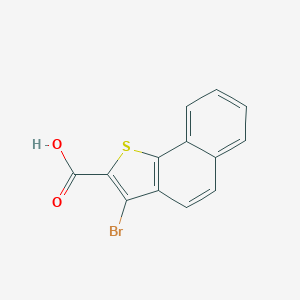 molecular formula C13H7BrO2S B381919 3-Bromonaphtho[1,2-b]thiophene-2-carboxylic acid 