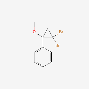 (2,2-dibromo-1-methoxycyclopropyl)benzene