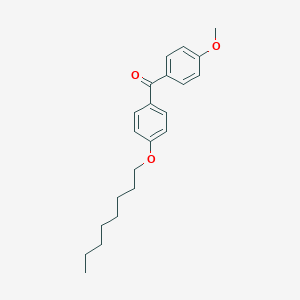 molecular formula C22H28O3 B381951 (4-Methoxyphenyl)[4-(octyloxy)phenyl]methanone 