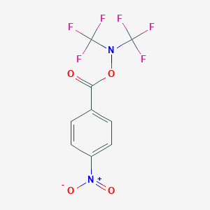 [Bis(trifluoromethyl)amino] 4-nitrobenzoate