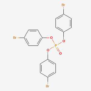 molecular formula C18H12Br3O4P B3819622 tris(4-bromophenyl) phosphate 