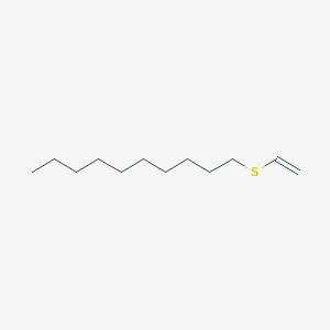 molecular formula C12H24S B3819659 (decylthio)ethylene 