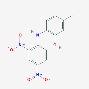 2-[(2,4-dinitrophenyl)amino]-5-methylphenol