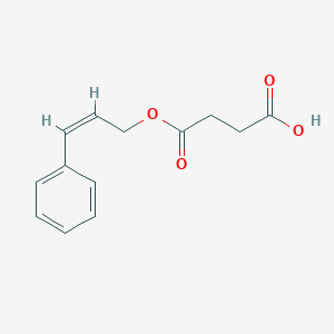 molecular formula C13H14O4 B3819794 4-oxo-4-[(3-phenyl-2-propen-1-yl)oxy]butanoic acid 