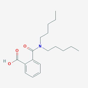 molecular formula C18H27NO3 B3819831 2-[(dipentylamino)carbonyl]benzoic acid 