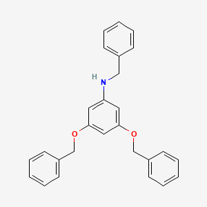 molecular formula C27H25NO2 B3819849 N-benzyl-3,5-bis(benzyloxy)aniline 