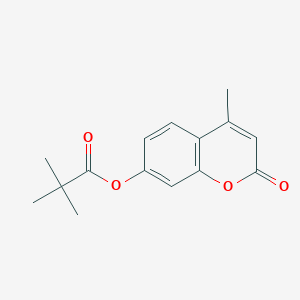 4-methyl-2-oxo-2H-chromen-7-yl pivalate