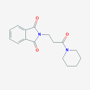 molecular formula C16H18N2O3 B381997 2-(3-Oxo-3-piperidin-1-yl-propyl)-isoindole-1,3-dione CAS No. 31122-64-2