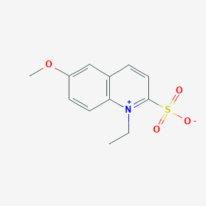 1-ethyl-6-methoxy-2-quinoliniumsulfonate